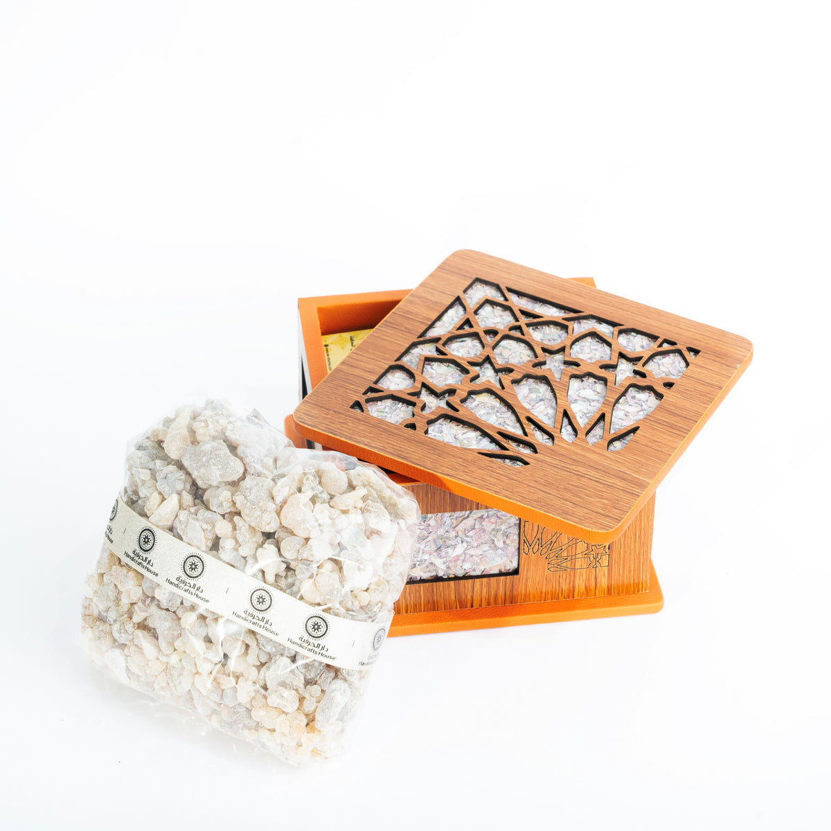 Frankincense in Small Wooden Box (SM), Assorted Colors