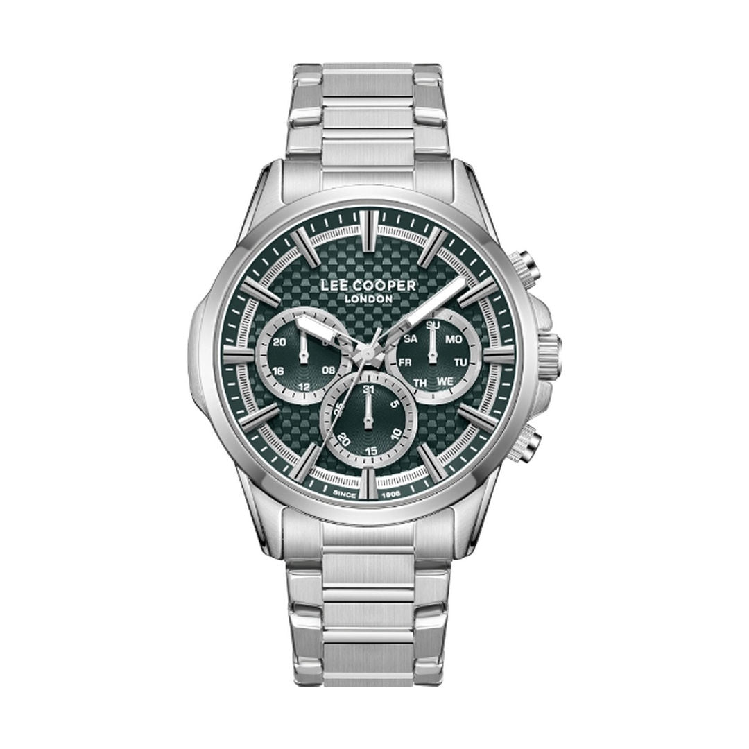 Lee Cooper Men's Multi Function Dark Green Dial Watch, LC08049.370