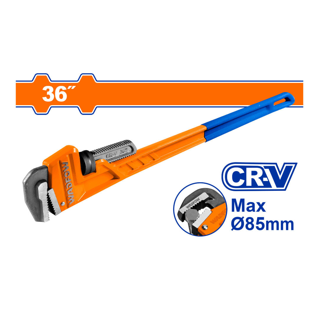 WADFOW Pipe Wrench Soft Plastic Handle