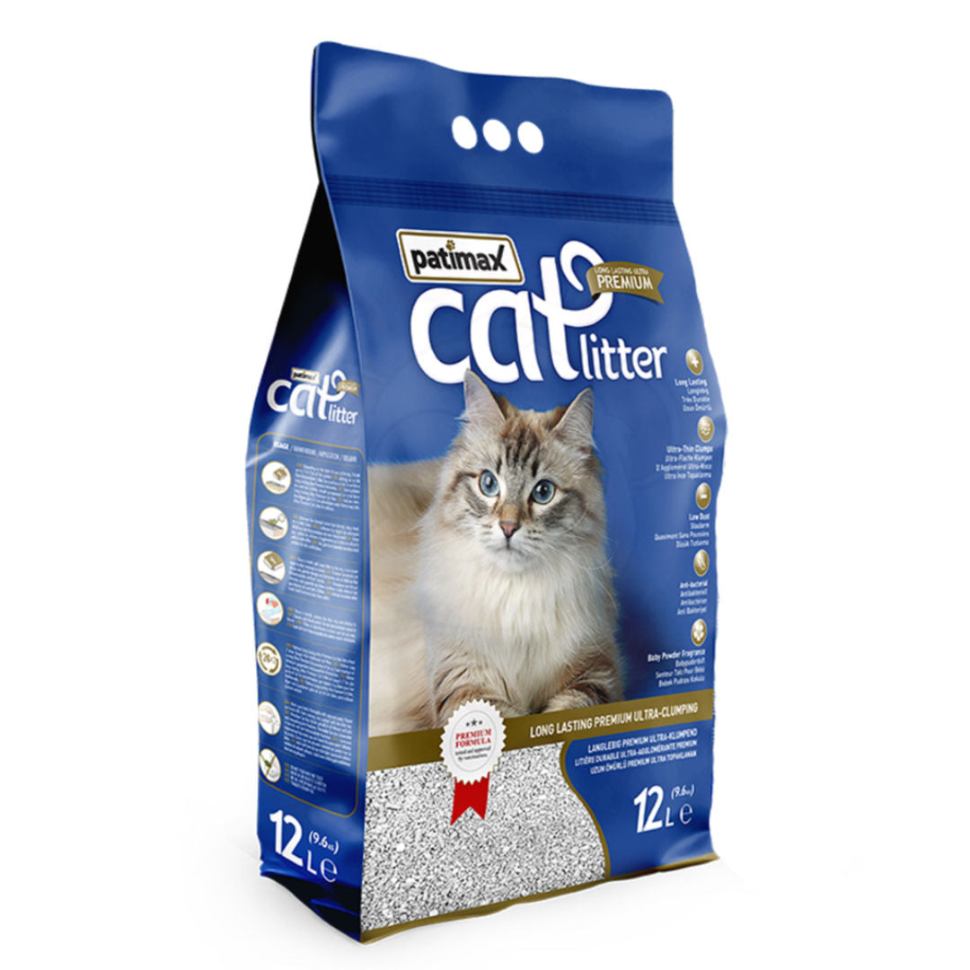 Patimax Premium Ultra Clumping Cat Litter, Fragrance, 6L