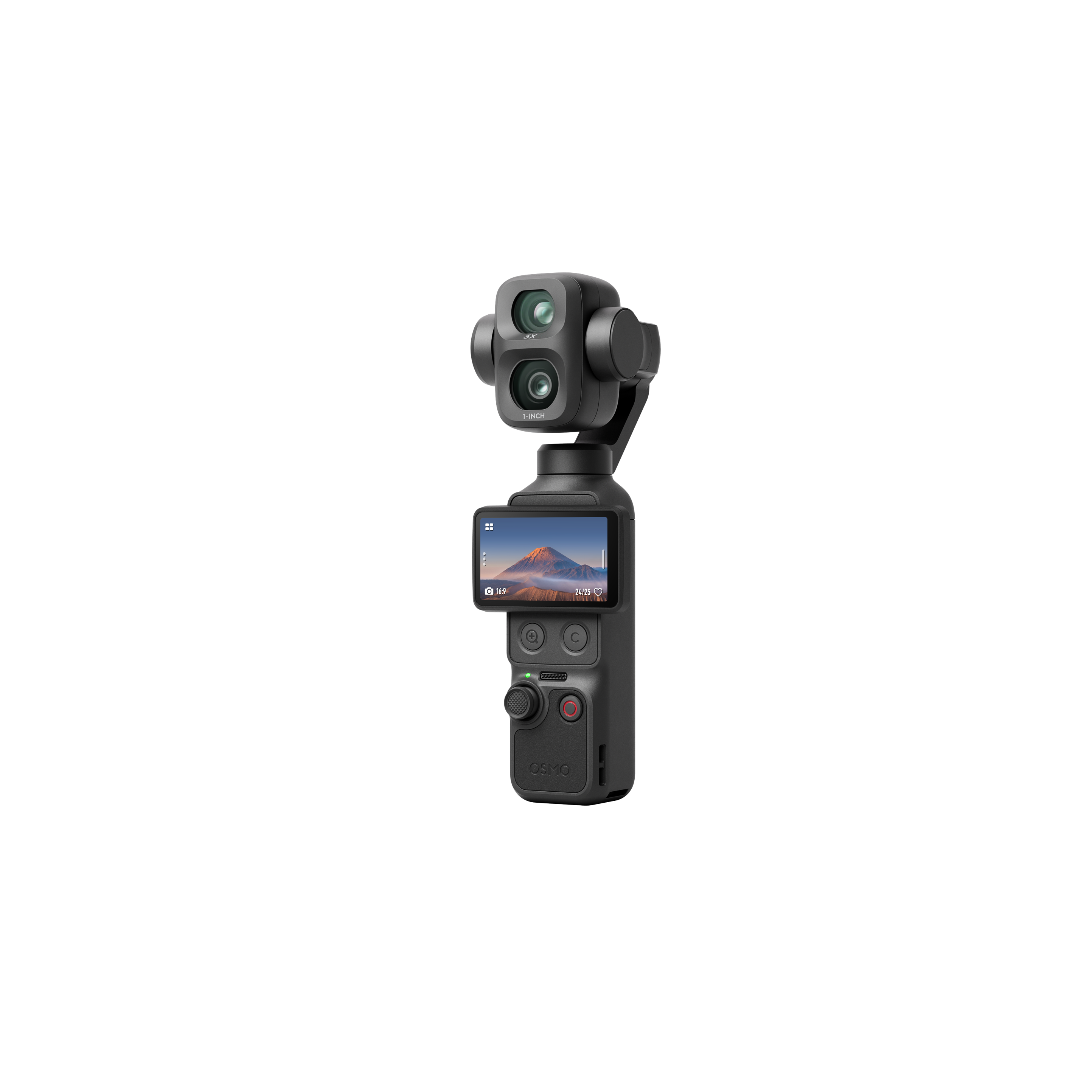 DJI Osmo Pocket 4P Vlog Combo Handheld Gimbal Camera, 1" CMOS, 4K/240fps, Dual Lens, 103GB Storage, Black