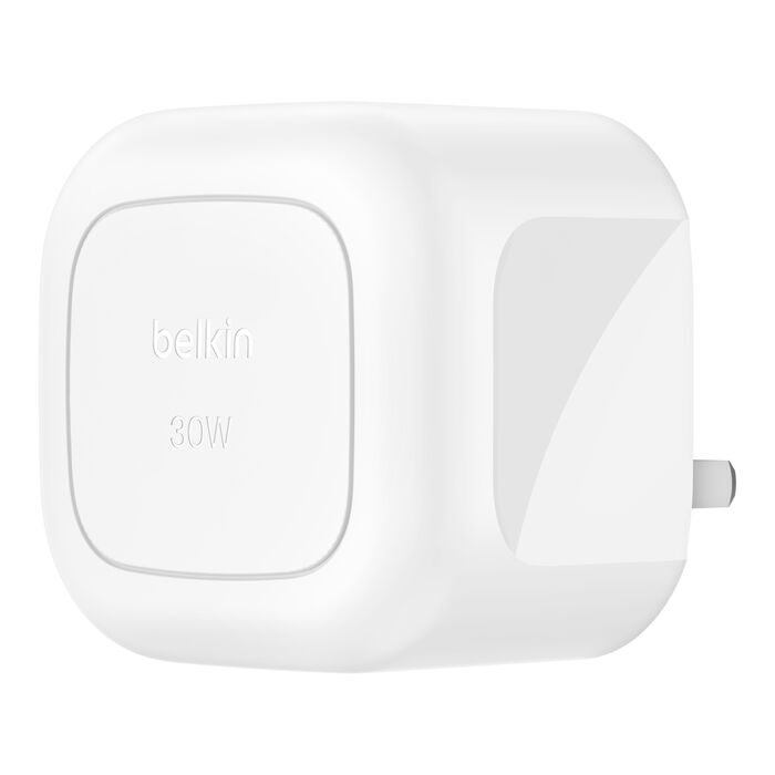 Belkin Boost Charge™ Compact USB-C Wall Charger 30W with PPS, White