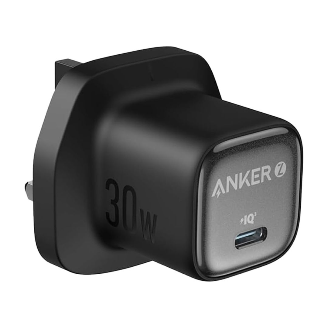 Anker Zolo 30W USB C Charger, Compact GaN USB C Charger, Enhanced Temperature Control, 3X Faster Charging, Black