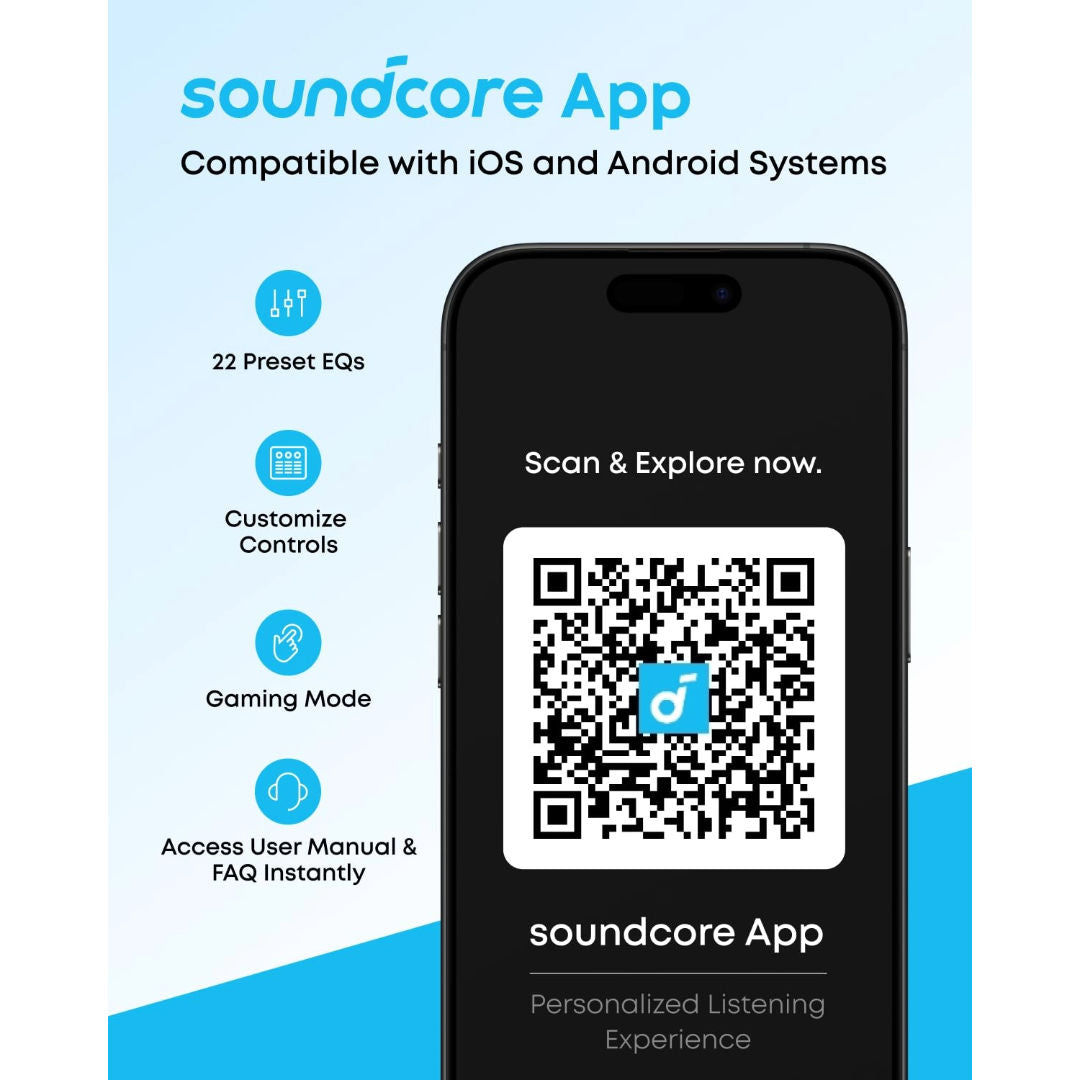 Anker Soundcore R50i NC True Wireless Noise Cancelling Earbuds, Black, A3959H11