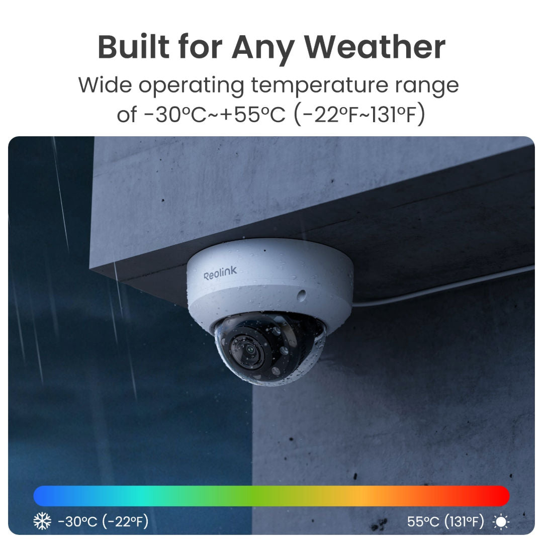 Reolink 4K PoE Dome Security Camera-8MP, 5x Optical Zoom, AI Detection, PCRPD4K02