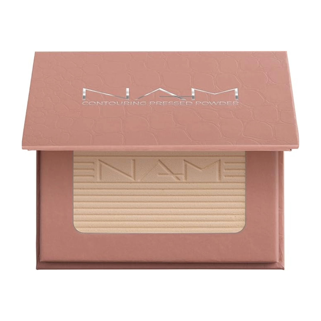 NAM Contouring Pressed Powder No1Swan, Matte Sculpting & Brightening Compact
