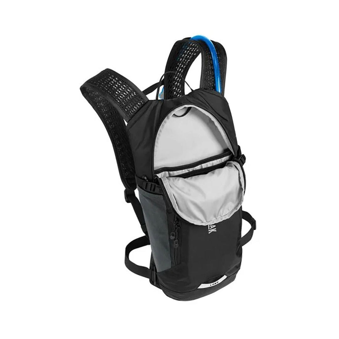 حقيبة الظهر الخفيفة الوزن Camelbak Lobo™ 9 المزودة بنظام ترطيب، باللون الأسود، مخصصة لركوب الدراجات والمشي لمسافات طويلة، سعة 70 أونصة