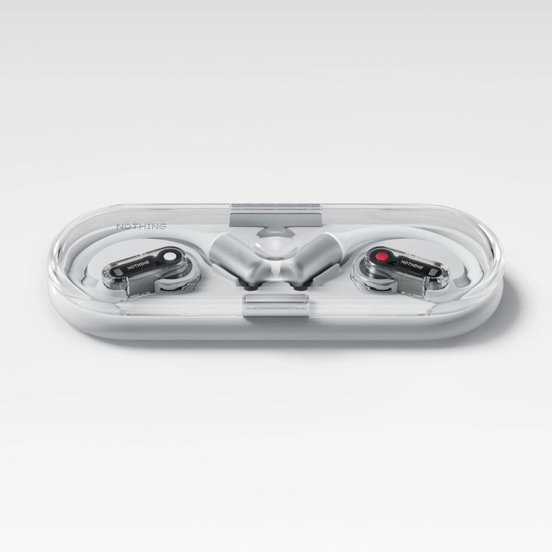 Nothing Ear (open) True Wireless Bluetooth Open-Ear Buds, Long Battery Life, Bass Enhance, Clear Voice Technology, White