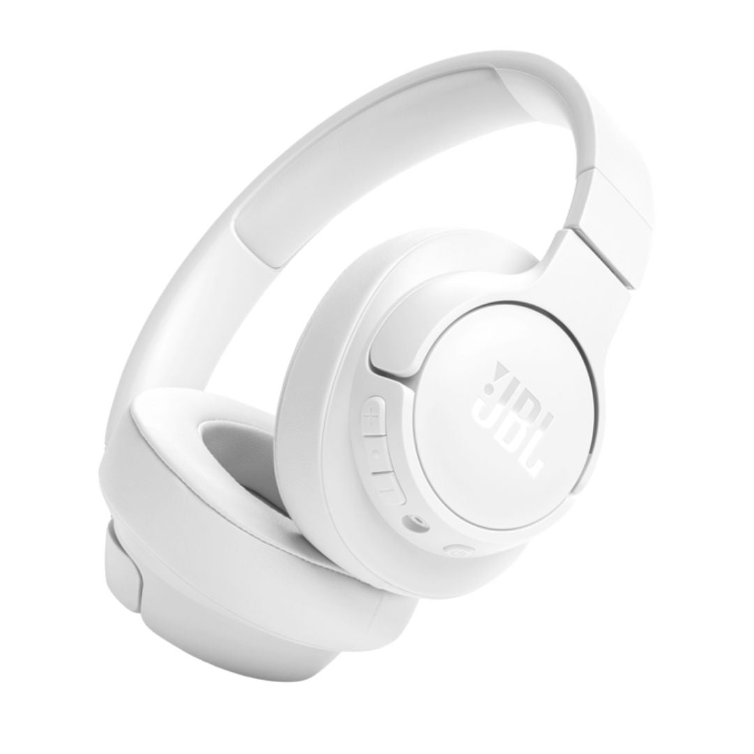 JBL Tune 720BT Wireless Over-Ear Headphones With JBL Pure Bass Sound, Up to 76-Hours Battery Life, White