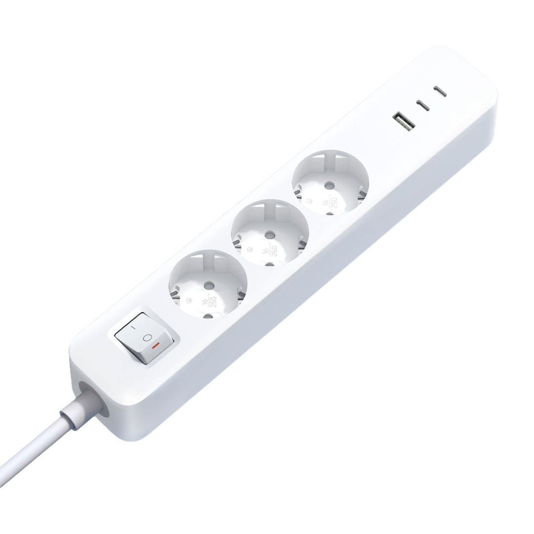 Xiaomi 20W Power Strip, 2 USB-C + 1 USB-A, UK