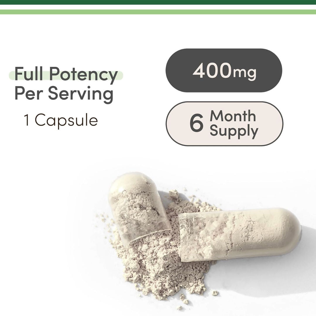 Double Wood Supplements Magnesium Glycinate 400mg, 180 Veg Capsules