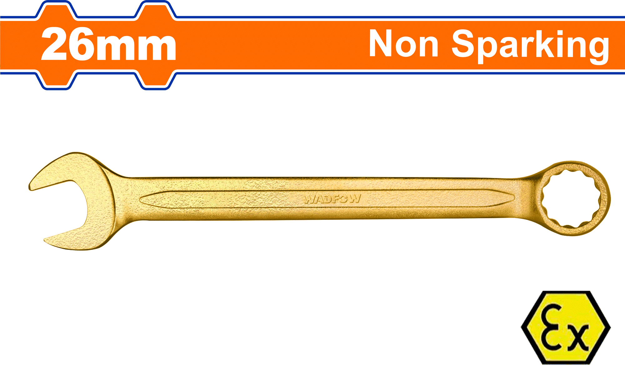 WADFOW Non Sparking Combination Spanner