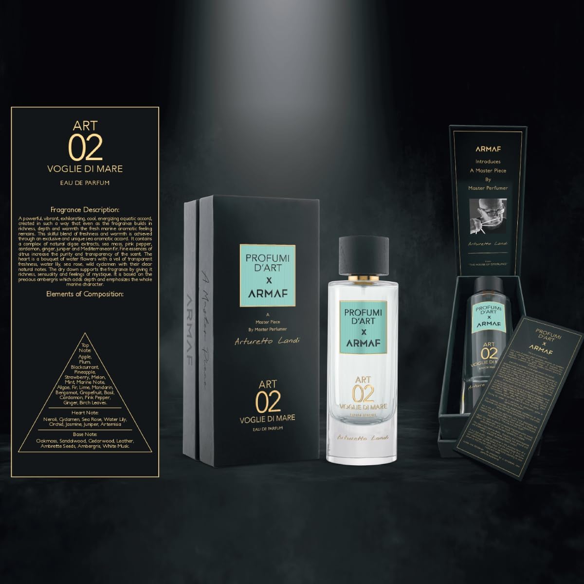 Armaf Profumi D’Art x Armaf 02 Voglie di Mare Unisex Eau de Parfum, 105ml