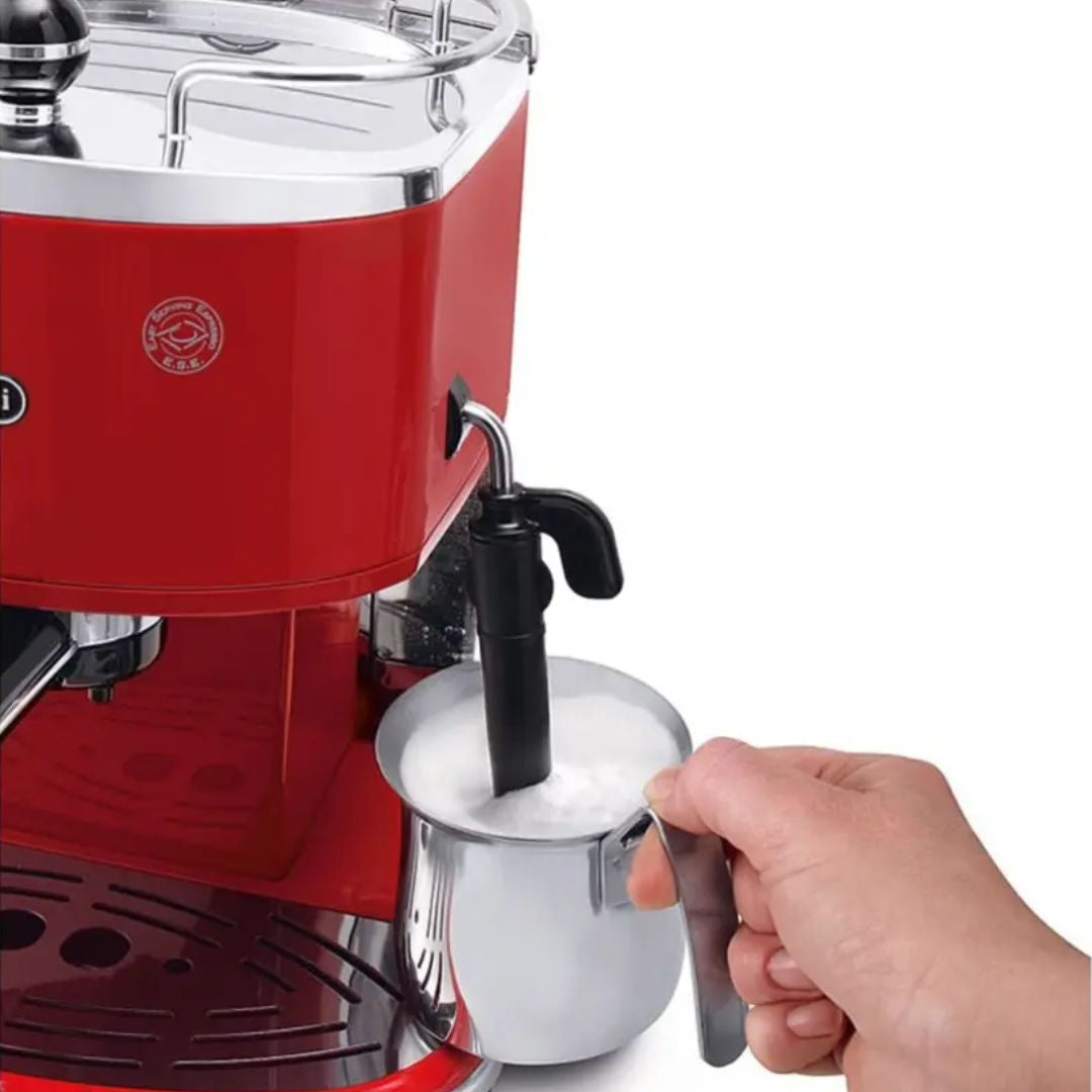 Delonghi Icona ECO311.R Pump Espresso Coffee Maker, Red