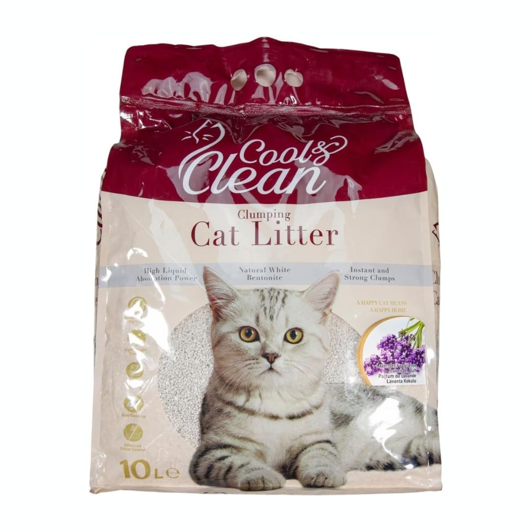 Patimax Cool & Clean Clumping Cat Litter 10L Flavor