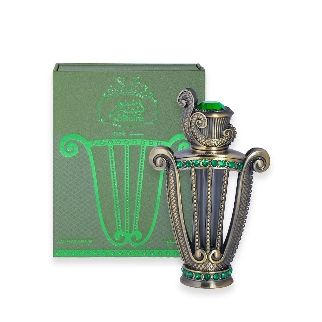 عطر الحرمين سوليتير مسك، زيت عطري مركّز، 12 مل