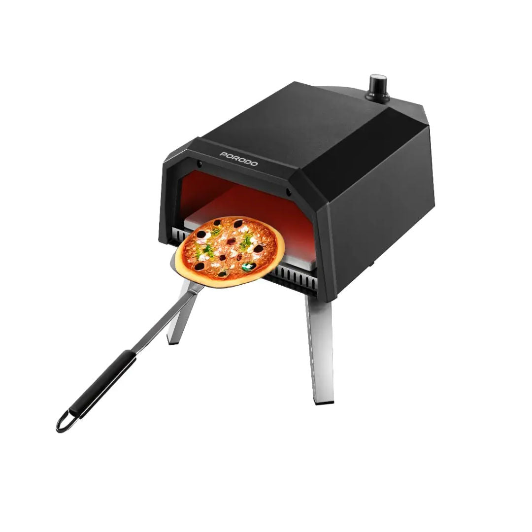 Porodo Lifestyle Pizza Outdoor Oven, 12", Black