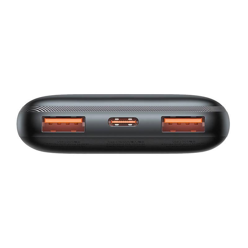 Baseus Bipow Pro Digital Display Fast Charge Power Bank 10000mAh, 22-5W, Black