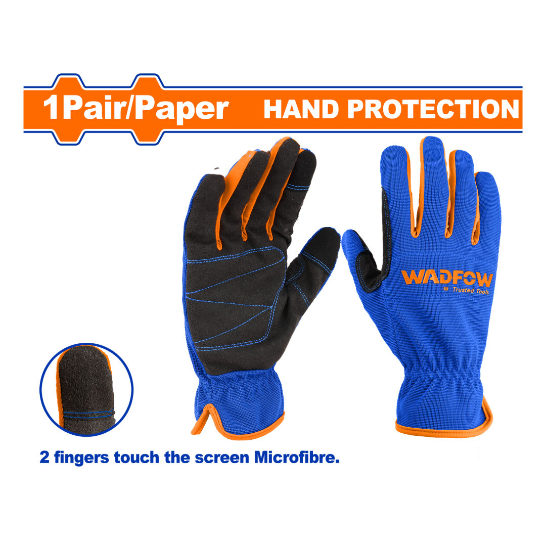 WADFOW Mechanic Gloves, XL
