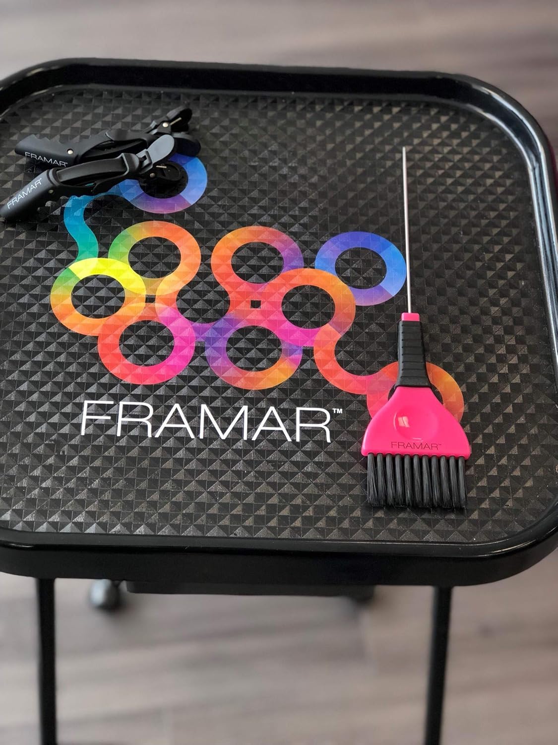 Framar Pin Tail Color Brush, Pink