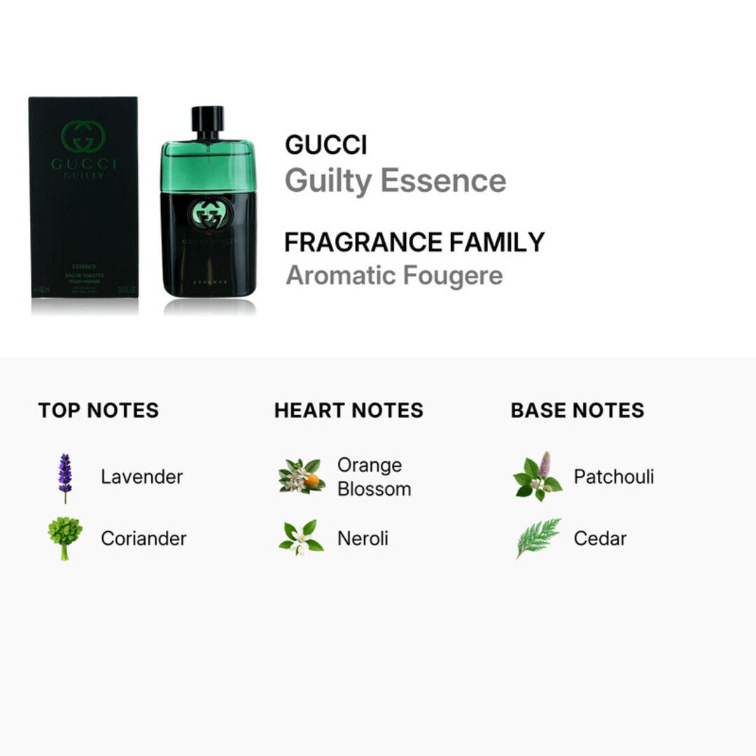 Gucci Guilty Essence Eau de Toilette for Men, 90ml