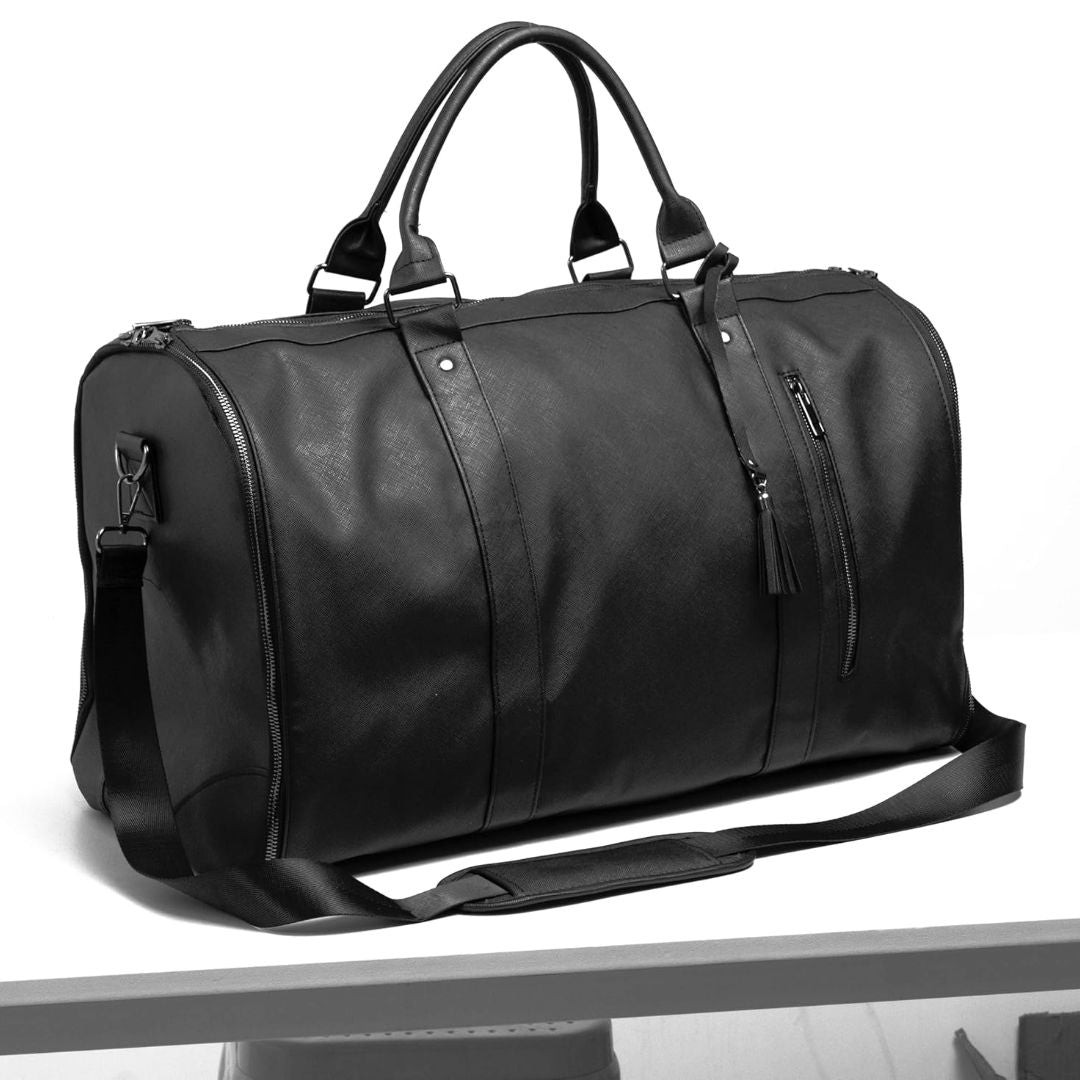Levelo AllinStyle Saffiano Leather Travel Duffle Bag