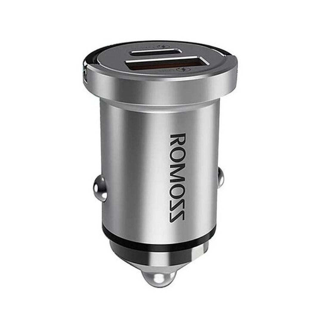 Romoss 45W Car Charger, AU45T-10-S44H, Gray