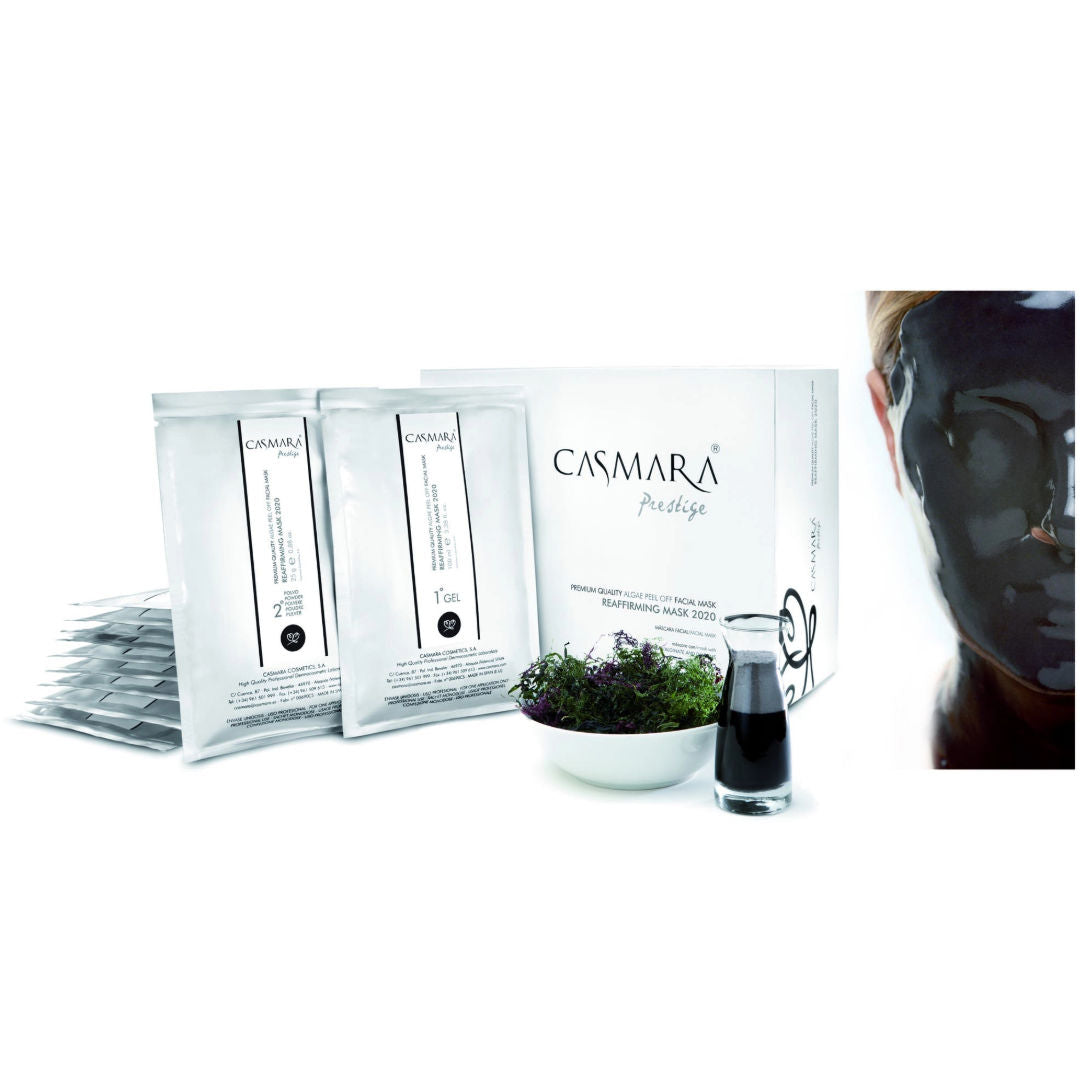 قناع كاسمارا لتقوية البشرة 2020، جل ومسحوق، عبوة واحدة