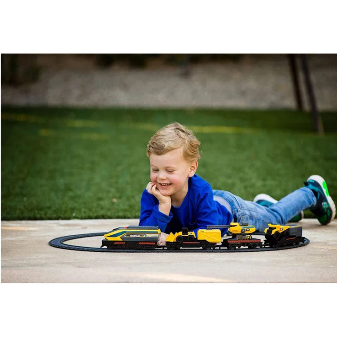 CAT Little Machines Power Tracks Train Set, 3+ years