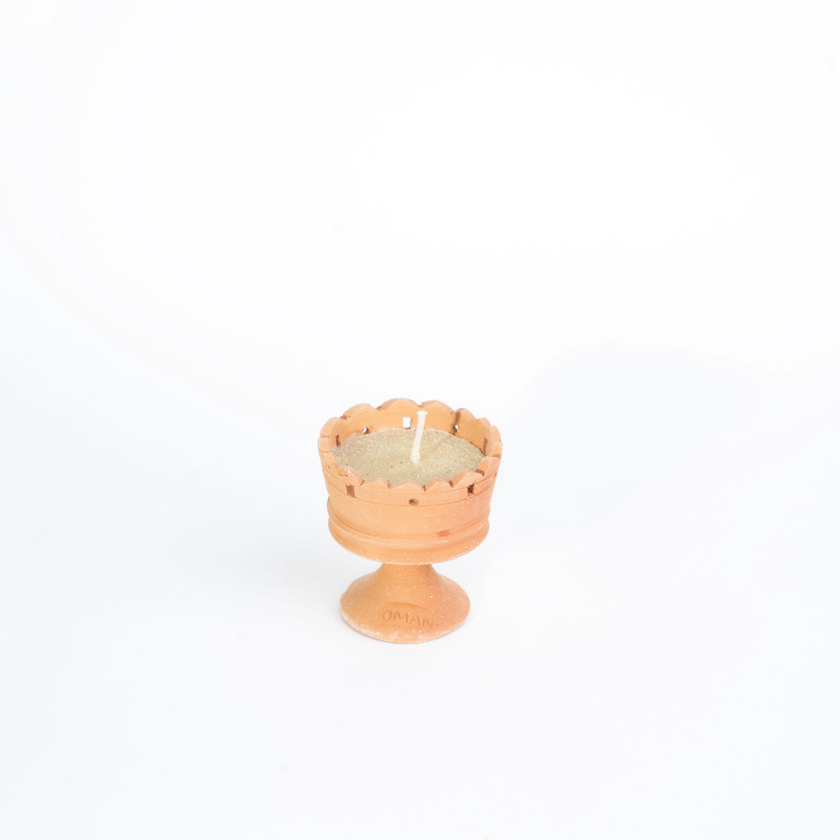 Frankincense Candle, Traditional Terracotta Holder, Assorted Design