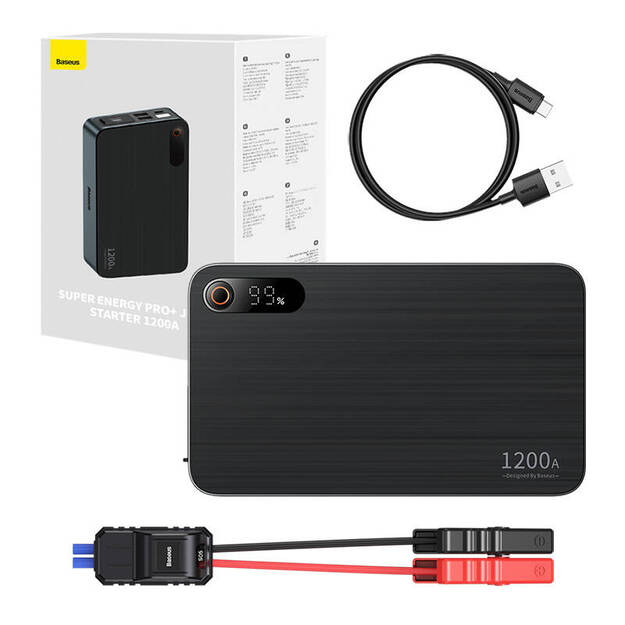 Baseus Car Jump Starter EnergyPro 1200A Black