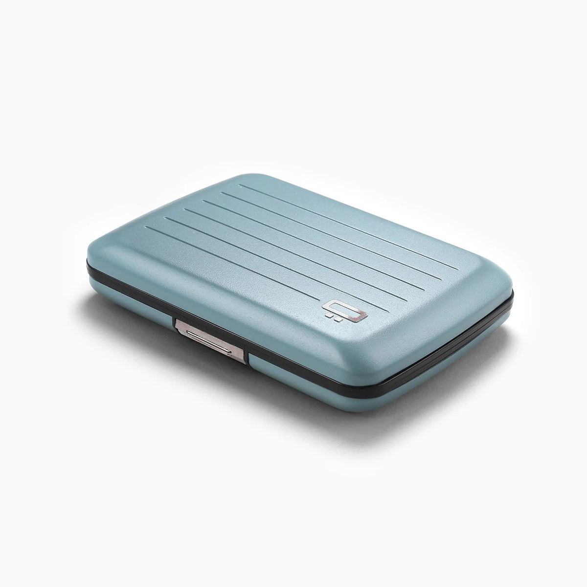 Ogon Oslo Aluminum Wallet Small Case Card Holder V2, Arctic Blue