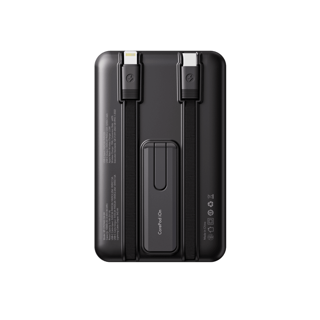Blupebble Corepod Ion 10000Mah Magsafe Power Bank Black