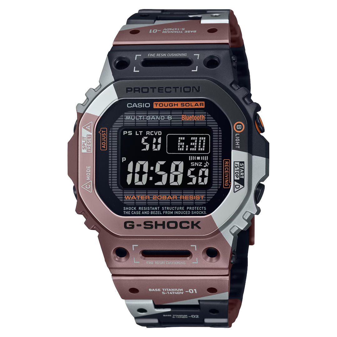 Casio G-Shock Titanium Digital Watch with Bluetooth & Tough Solar, GMW-B5000TVB-1D