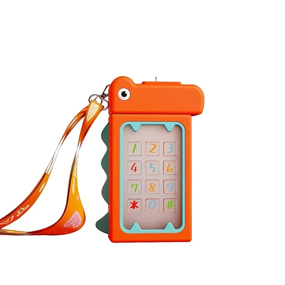 Twisoo Kids Water Bottle, Plastic Bottle With Telphone Design, Leakproof & Portable, 400ml