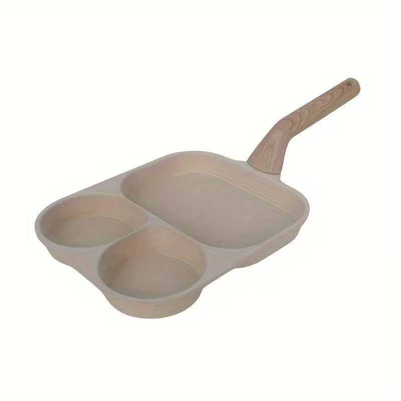 3-in-1 Non-Stick Divided Frying Pan