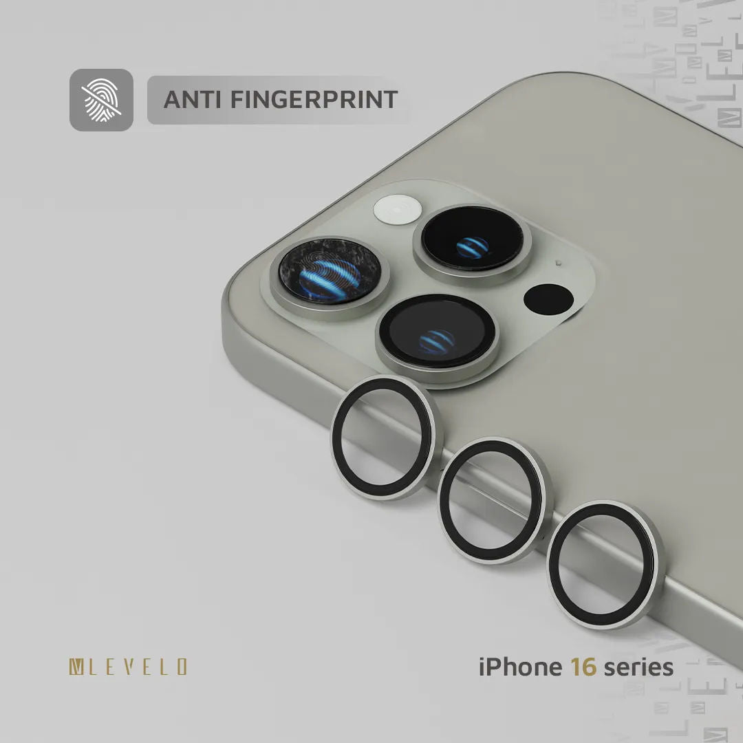 Levelo Trio Lens Protector For iPhone 16 Pro & Pro Max