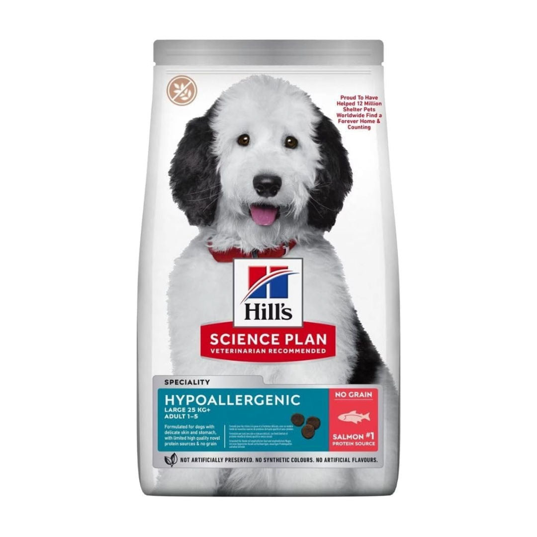Hill's Science Plan Hypoallergenic Large Breed Adult Dry Dog Food With Salmon, 12kg