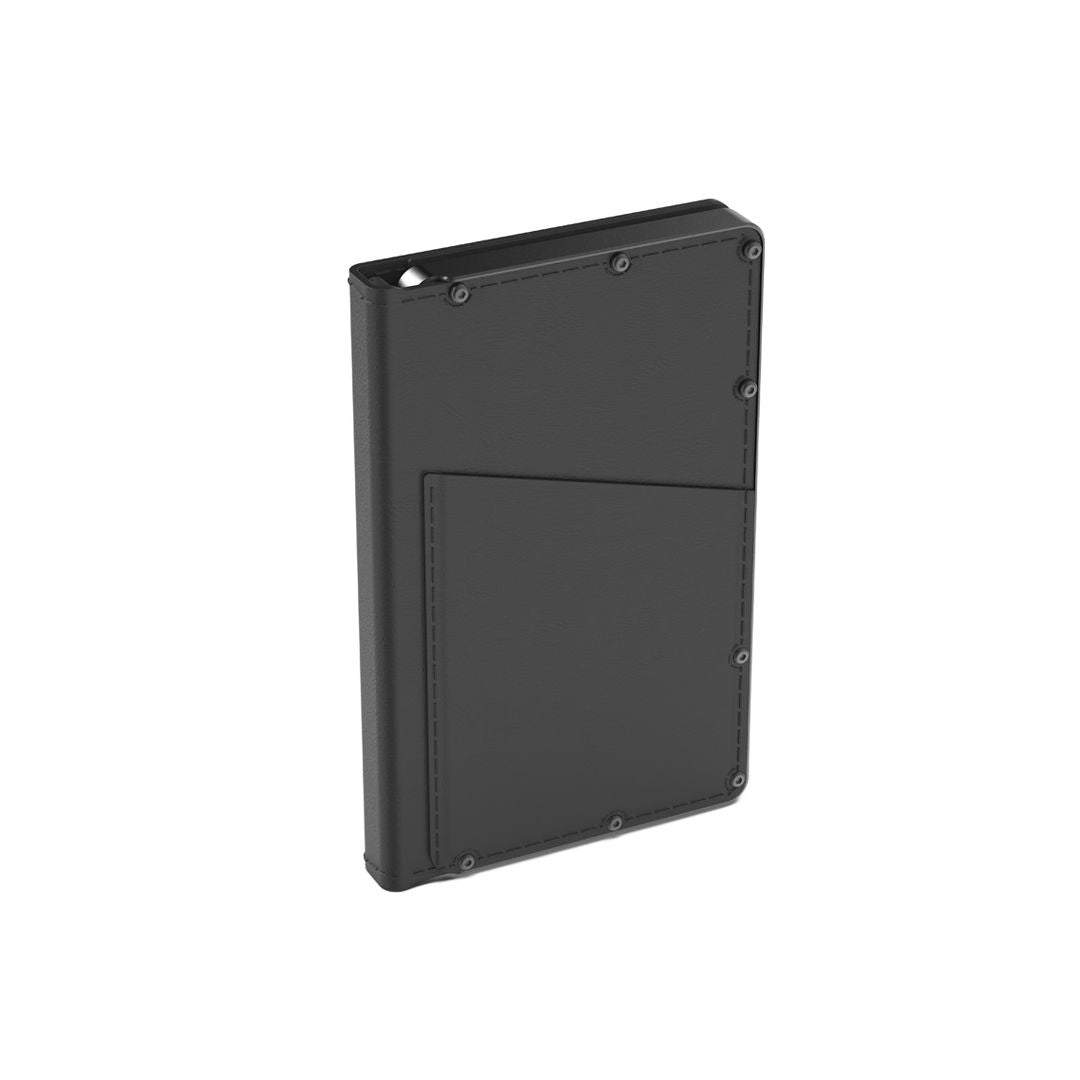 Levelo Vermont Portable 3 in 1 Wallet Power Bank, Black