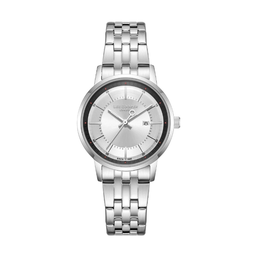 Lee Cooper Women's Silver Dial Analog Watch, LC08165.330