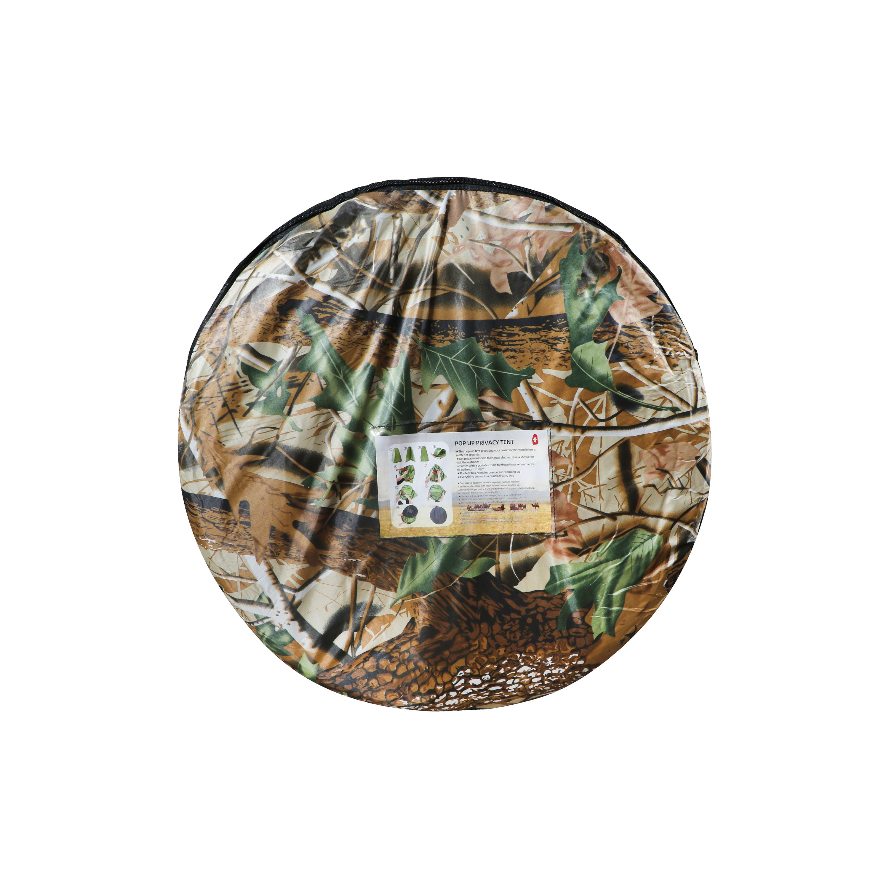 Portable Pop-Up Camouflage Privacy Tent-Outdoor Shower & Changing Room Enclosure