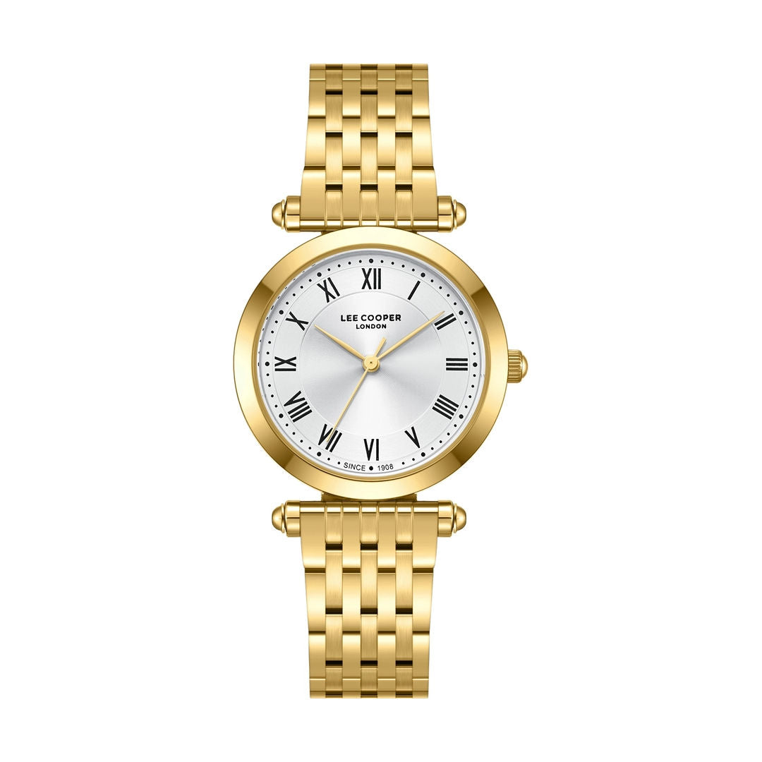 Lee Cooper Women's Analog Metal Strap Watch, LC08290 Series