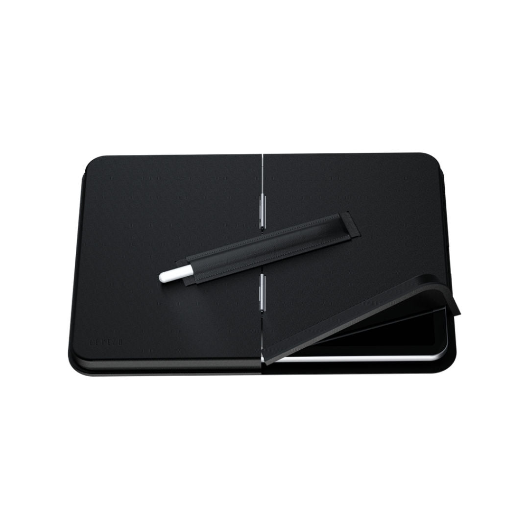 Levelo Omni 4 In-1 Case With Built-In Hand-Grip For Apple iPad, Multi-Angle Support
