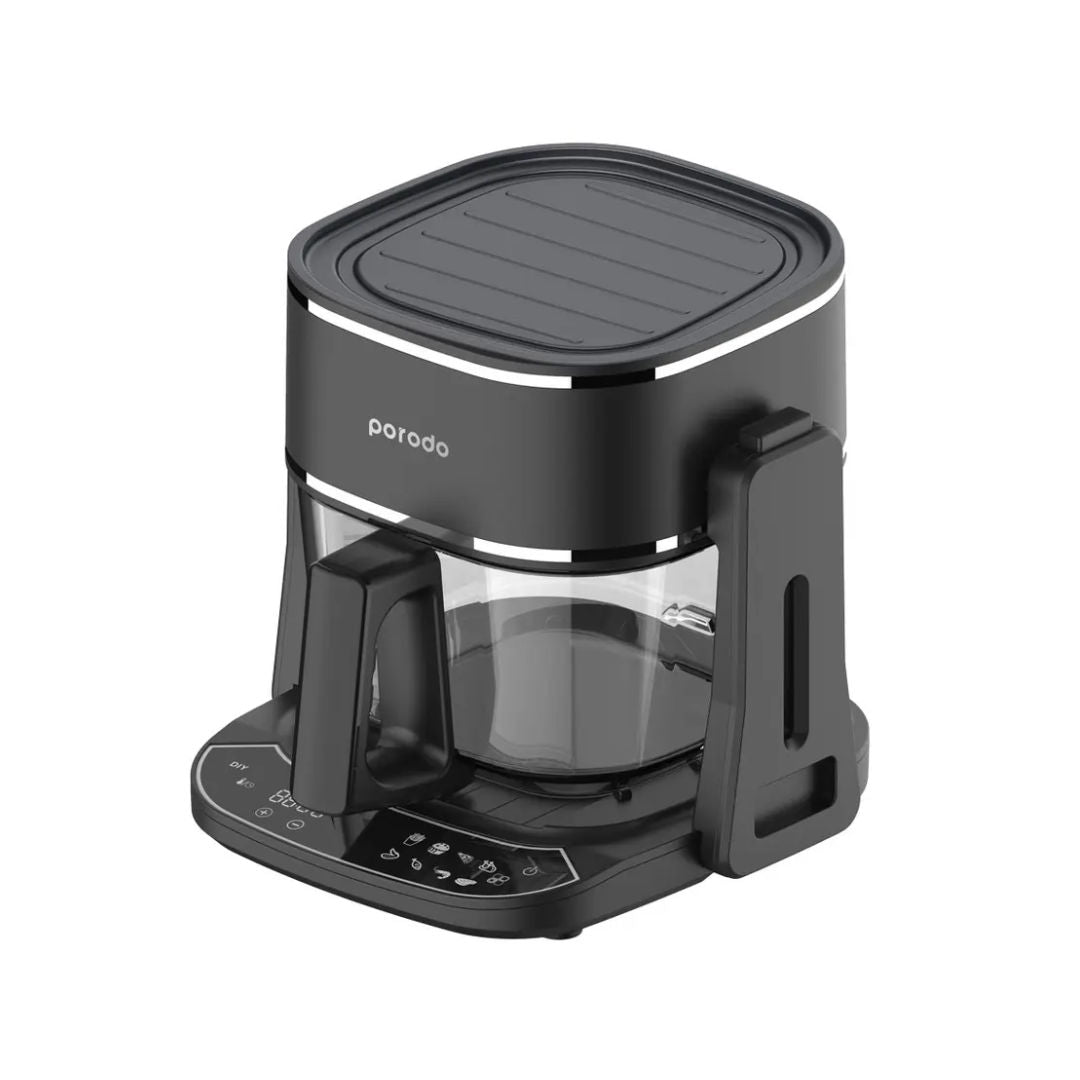Porodo Lifestyle Dual Design Air Fryer & Grill, Black