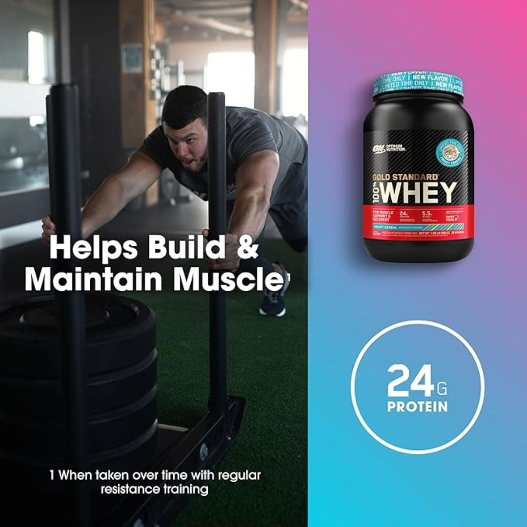 Optimum Nutrition 100% Whey Gold Standard Fruity Cereal 900g