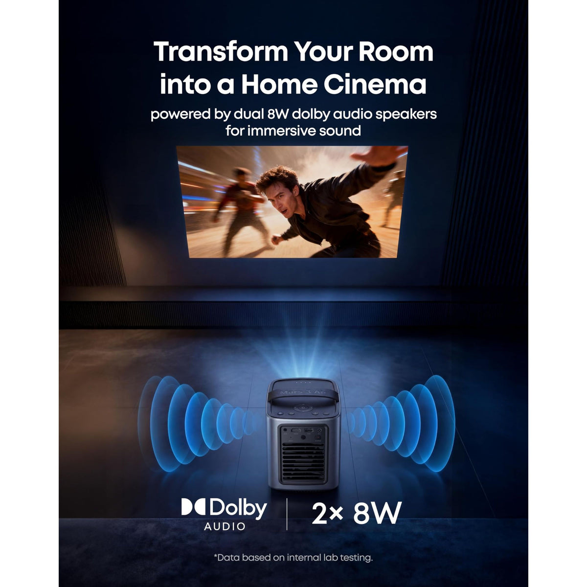Anker Nebula Mars 3 Air Projector, Black