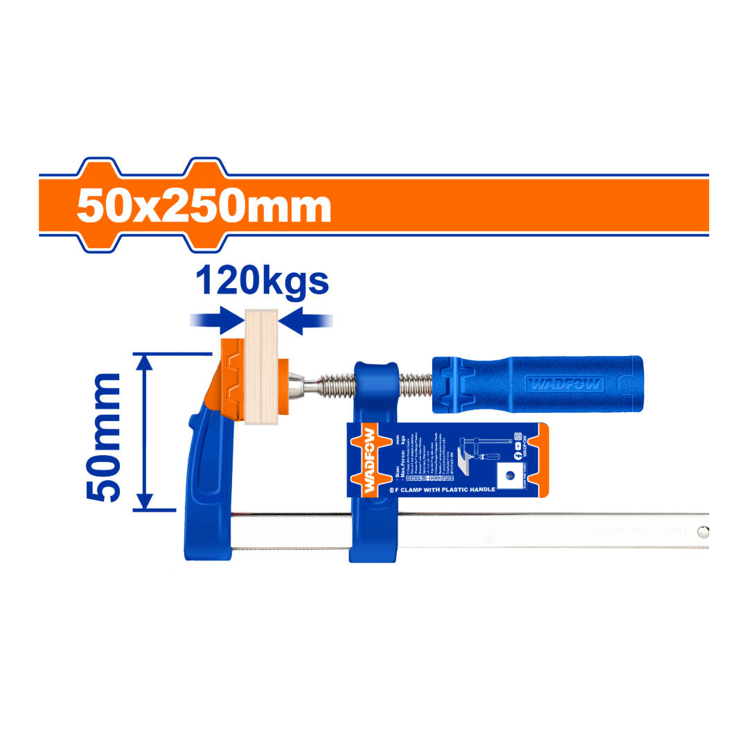 WADFOW F-Clamp with Plastic Handle