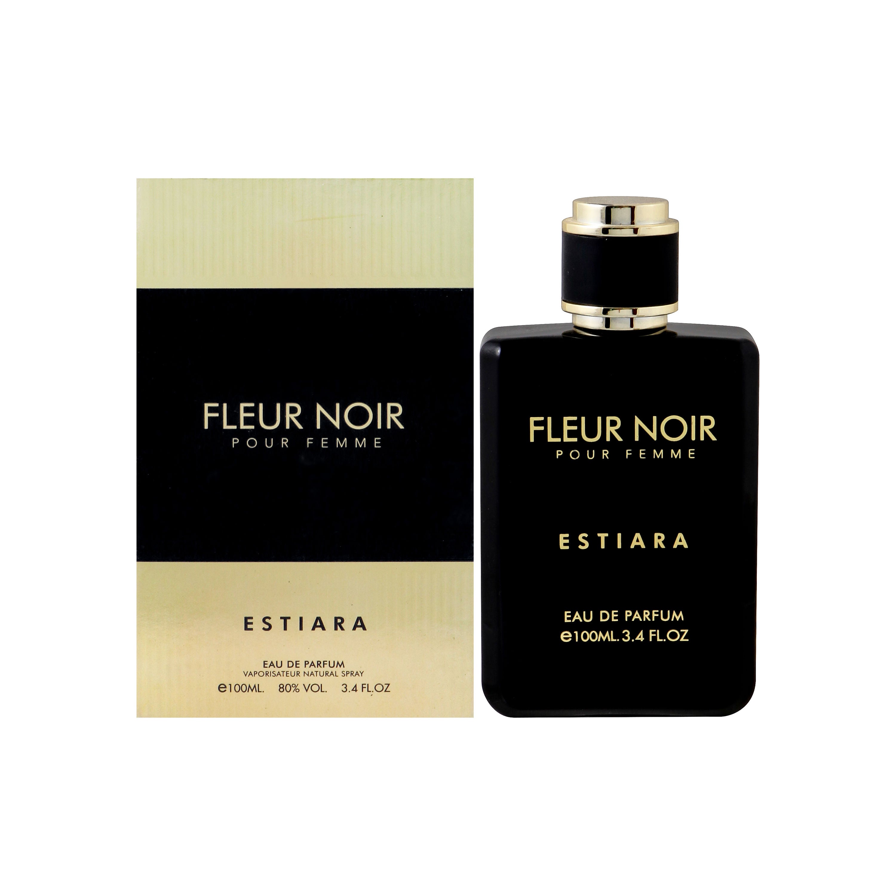 عطر Estiara Fleur Noire Pour Femme Eau De Parfum للنساء، 100 مل