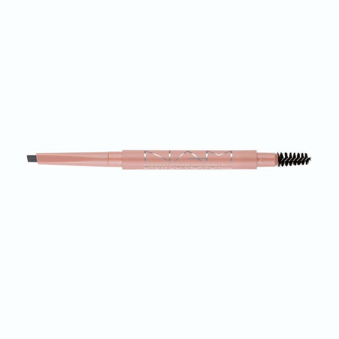 NAM Makeup Brow Definer Pencil, NR 1 Cool Deep Brown, 0.35gm