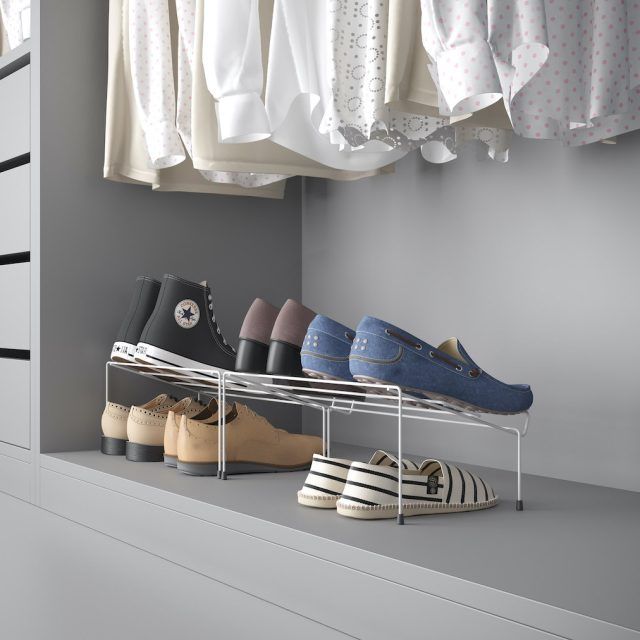 Metaltex Cipok 2 Double Level Shoe Organizer,  Set Of 2